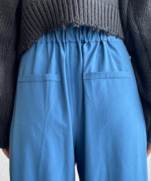 CAPRICIEUX LE'MAGE(カプリシューレマージュ)の「3タックワイドパンツ(その他パンツ・レディース・ブラック/ブルー・36/38)」の9枚目の写真