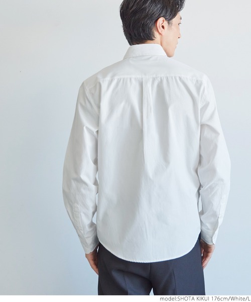 coca（coca）（コカ）の「メンズ BDレギュラーフィットシャツ（シャツ/ブラウス・メンズ・ホワイト/ブラック・M/L/XL/S）」の8枚目の写真