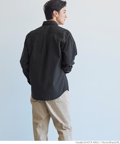 coca（coca）（コカ）の「メンズ BDレギュラーフィットシャツ（シャツ/ブラウス・メンズ・ホワイト/ブラック・M/L/XL/S）」の13枚目の写真