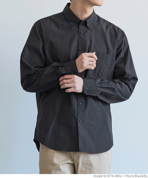 coca（coca）（コカ）の「メンズ BDレギュラーフィットシャツ（シャツ/ブラウス・メンズ・ホワイト/ブラック・M/L/XL/S）」の14枚目の写真