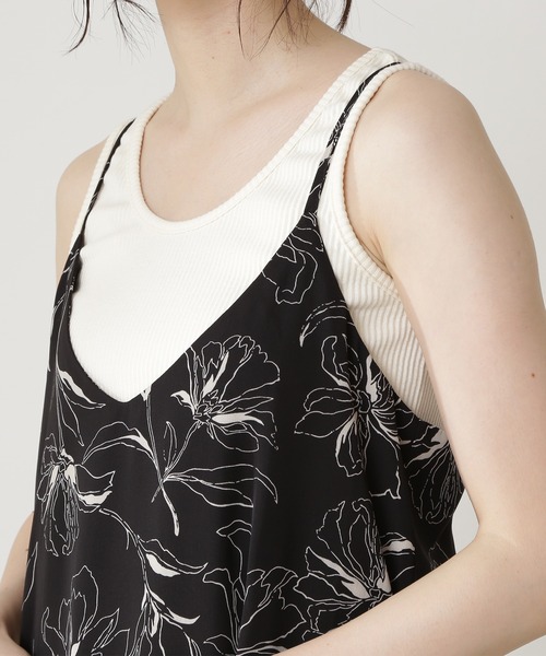 N.（N. Natural Beauty Basic）（エヌエヌナチュラルビューティーベーシック）の「◆バックリボンキャミワンピース（ワンピース・レディース・グレー/カーキ/ブラック系その他・MEDIUM）」の8枚目の写真