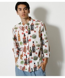 AZUL by moussy | LINEN BLEND ALOHA SHIRT/リネンブレンドアロハシャツ(シャツ/ブラウス)