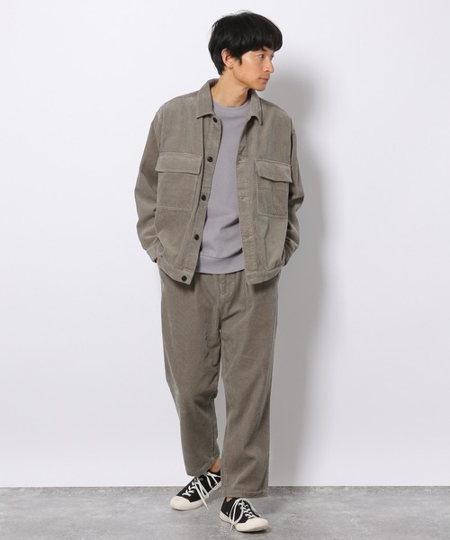 LAKOLE(ラコレ)の「ソフトコーデュロイワイドパンツ / 218464(その他パンツ・メンズ・グレー/ダークブラウン/アイボリー/ライトグリーン/ネイビー・SMALL/MEDIUM/LARGE)」の9枚目の写真