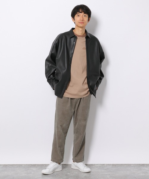 LAKOLE(ラコレ)の「ソフトコーデュロイワイドパンツ / 218464(その他パンツ・メンズ・グレー/ダークブラウン/アイボリー/ライトグリーン/ネイビー・SMALL/MEDIUM/LARGE)」の12枚目の写真