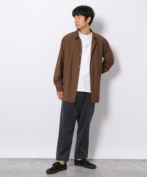 LAKOLE(ラコレ)の「ソフトコーデュロイワイドパンツ / 218464(その他パンツ・メンズ・グレー/ダークブラウン/アイボリー/ライトグリーン/ネイビー・SMALL/MEDIUM/LARGE)」の15枚目の写真