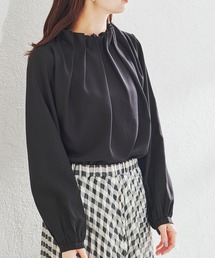 acro | タック襟パフスリーブプルオーバー/AC1163(シャツ/ブラウス)