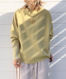 Q | 切替ドルマンニット(ニット/セーター)