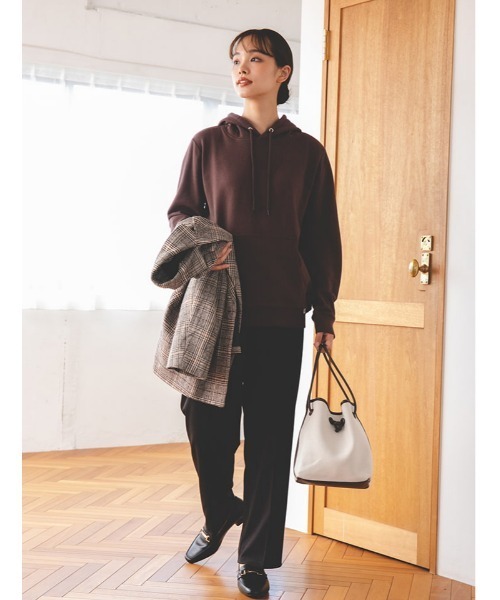 fifth(フィフス)の「ポンチセンタープレスパンツ(その他パンツ・レディース・ブラック/グリーン・MEDIUM)」の14枚目の写真