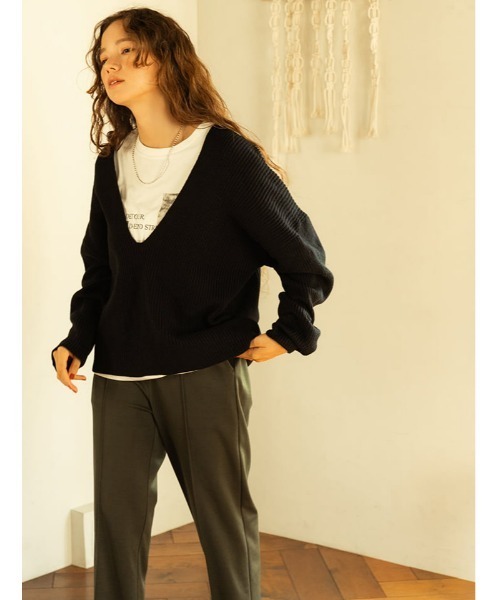 fifth(フィフス)の「ポンチセンタープレスパンツ(その他パンツ・レディース・ブラック/グリーン・MEDIUM)」の18枚目の写真