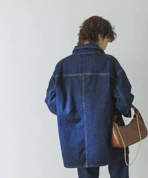 URBAN RESEARCH（アーバンリサーチ）の「デニムカバーオール（カバーオール・レディース・アイボリー/インディゴブルー・FREE）」の11枚目の写真