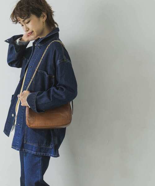 URBAN RESEARCH（アーバンリサーチ）の「デニムカバーオール（カバーオール・レディース・アイボリー/インディゴブルー・FREE）」の8枚目の写真