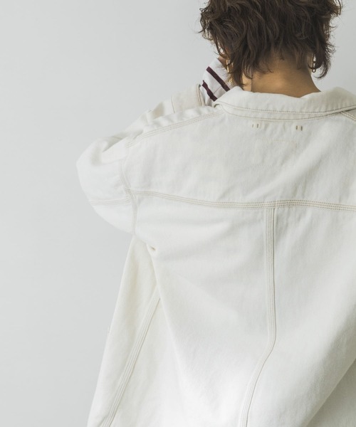 URBAN RESEARCH（アーバンリサーチ）の「デニムカバーオール（カバーオール・レディース・アイボリー/インディゴブルー・FREE）」の22枚目の写真