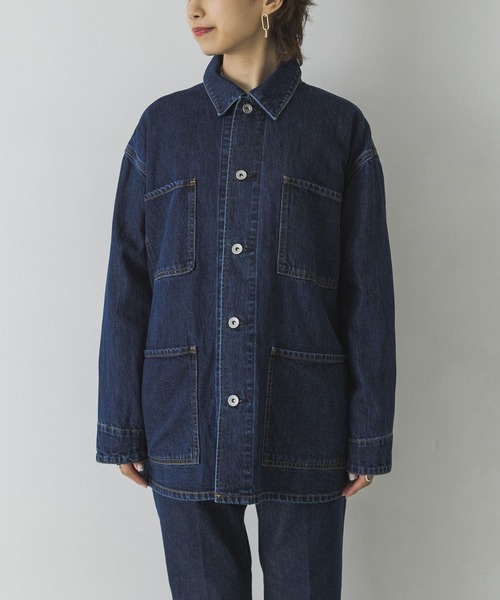 URBAN RESEARCH（アーバンリサーチ）の「デニムカバーオール（カバーオール・レディース・アイボリー/インディゴブルー・FREE）」の13枚目の写真