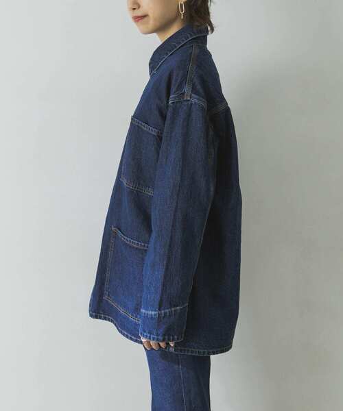 URBAN RESEARCH（アーバンリサーチ）の「デニムカバーオール（カバーオール・レディース・アイボリー/インディゴブルー・FREE）」の18枚目の写真