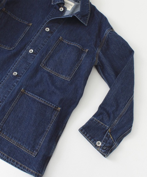 URBAN RESEARCH（アーバンリサーチ）の「デニムカバーオール（カバーオール・レディース・アイボリー/インディゴブルー・FREE）」の6枚目の写真