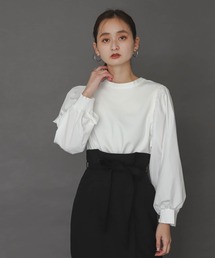 SENSE OF PLACE by URBAN RESEARCH | ボリュームスリーブドッキングカットトップ(Tシャツ/カットソー)