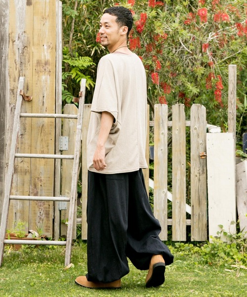チャイハネ（チャイハネ）の「【チャイハネ】無地変形MEN'Sワイドパンツ（その他パンツ・メンズ・ブラック/ベージュ/ブラウン/ブルー/パープル/カーキ/オレンジ/ホワイト/ライトベージュ/ネイビー・FREE）」の22枚目の写真