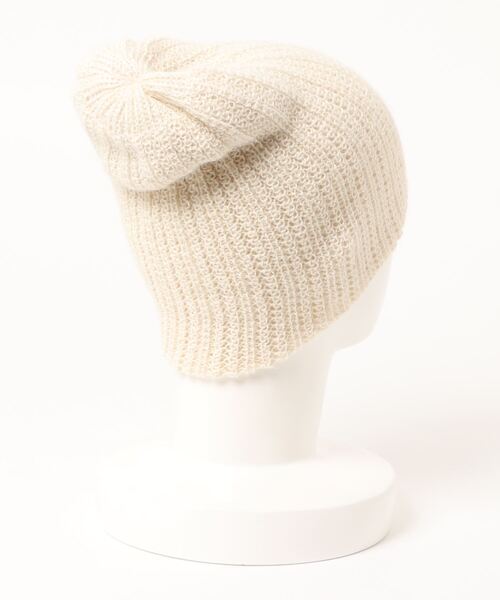 KIJIMA TAKAYUKI（キジマ　タカユキ）の「KIJIMA TAKAYUKI ALPACA KNIT RIB BEANIE EWKN-002A（ニットキャップ/ビーニー・メンズ・グレー/ブラウン/オフホワイト/ブラック・FREE）」の13枚目の写真
