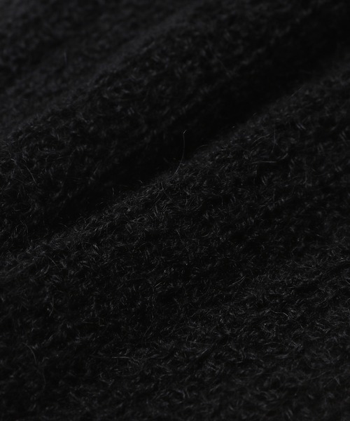 KIJIMA TAKAYUKI（キジマ　タカユキ）の「KIJIMA TAKAYUKI ALPACA KNIT RIB BEANIE EWKN-002A（ニットキャップ/ビーニー・メンズ・グレー/ブラウン/オフホワイト/ブラック・FREE）」の12枚目の写真