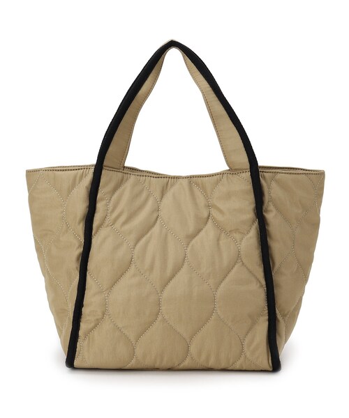SHOO・LA・RUE（シューラルー）の「◆キルティングトート（トートバッグ・レディース・ブラック/カーキ/ベージュ系7/サンドベージュ・00）」の11枚目の写真