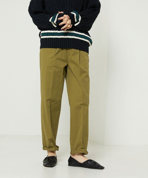 FREAK'S STORE(フリークスストア)の「ミリタリーセンタープレスパンツ(その他パンツ・レディース・オリーブ/ピンク/カモフラージュ・SMALL/MEDIUM)」の2枚目の写真