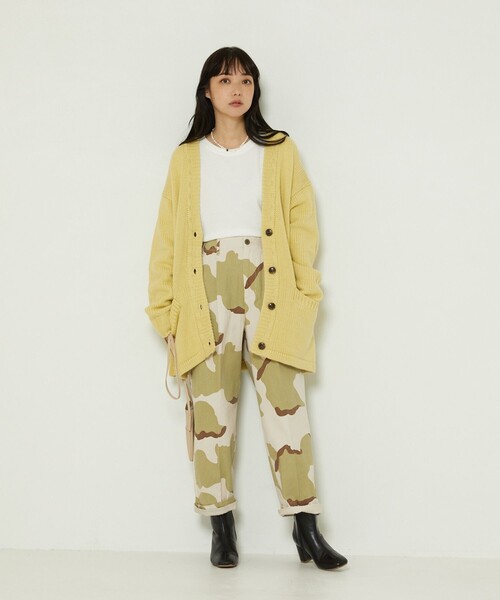 FREAK'S STORE(フリークスストア)の「ミリタリーセンタープレスパンツ(その他パンツ・レディース・オリーブ/ピンク/カモフラージュ・SMALL/MEDIUM)」の8枚目の写真