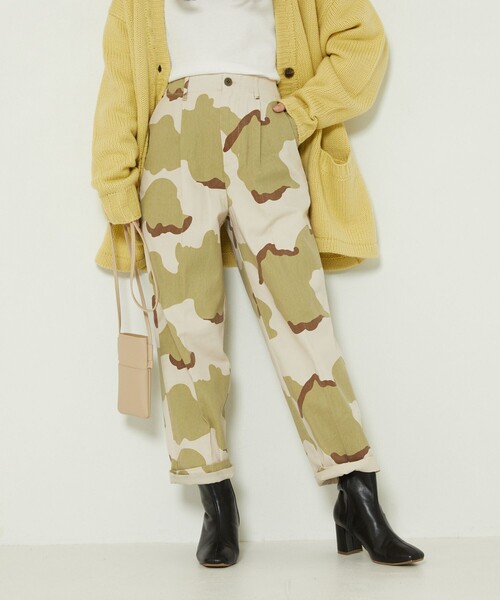 FREAK'S STORE(フリークスストア)の「ミリタリーセンタープレスパンツ(その他パンツ・レディース・オリーブ/ピンク/カモフラージュ・SMALL/MEDIUM)」の6枚目の写真