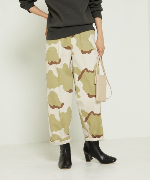 FREAK'S STORE(フリークスストア)の「ミリタリーセンタープレスパンツ(その他パンツ・レディース・オリーブ/ピンク/カモフラージュ・SMALL/MEDIUM)」の9枚目の写真