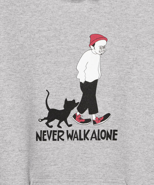 BEAMS T（ビームスティー）の「BEAMS T / 20th Anniversary Yusuke Hanai パーカ（パーカー・メンズ・グレー・MEDIUM/LARGE/SMALL/X-LARGE）」の4枚目の写真