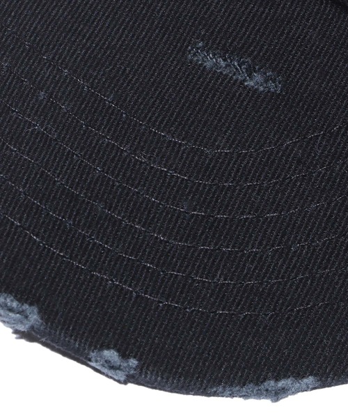 LONELY/論理（ロンリー）の「LONELY(論理)/ロンリー COTTON DAMAGED CLASSIC LOGO CAP ロゴ刺繍 キャップ（キャップ・メンズ・ベージュ/ブラック・FREE）」の6枚目の写真