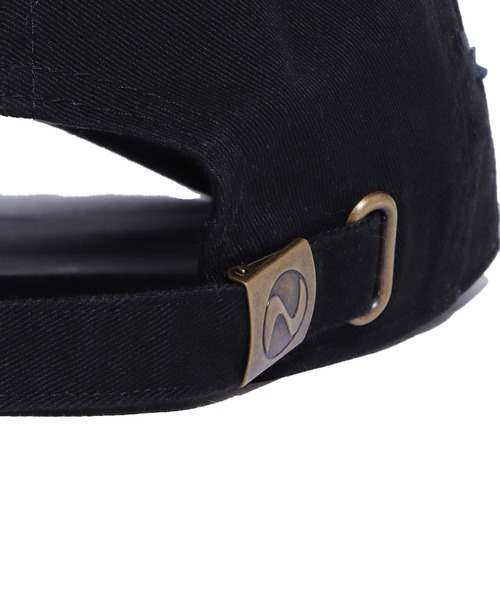 LONELY/論理（ロンリー）の「LONELY(論理)/ロンリー COTTON DAMAGED CLASSIC LOGO CAP ロゴ刺繍 キャップ（キャップ・メンズ・ベージュ/ブラック・FREE）」の8枚目の写真