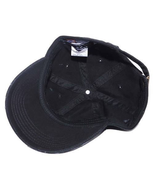 LONELY/論理（ロンリー）の「LONELY(論理)/ロンリー COTTON DAMAGED CLASSIC LOGO CAP ロゴ刺繍 キャップ（キャップ・メンズ・ベージュ/ブラック・FREE）」の5枚目の写真
