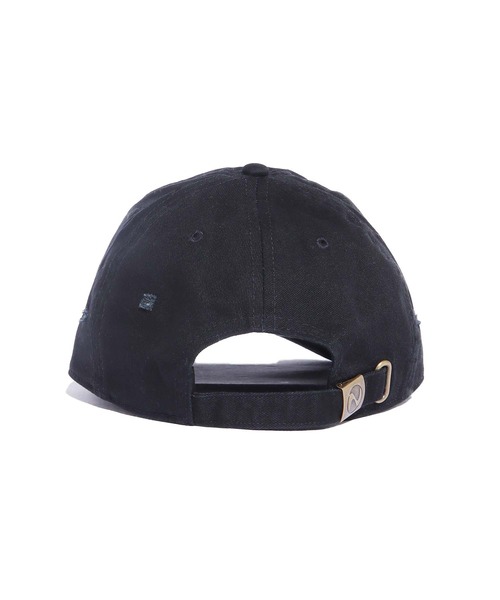 LONELY/論理（ロンリー）の「LONELY(論理)/ロンリー COTTON DAMAGED CLASSIC LOGO CAP ロゴ刺繍 キャップ（キャップ・メンズ・ベージュ/ブラック・FREE）」の4枚目の写真