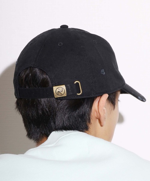 LONELY/論理（ロンリー）の「LONELY(論理)/ロンリー COTTON DAMAGED CLASSIC LOGO CAP ロゴ刺繍 キャップ（キャップ・メンズ・ベージュ/ブラック・FREE）」の17枚目の写真