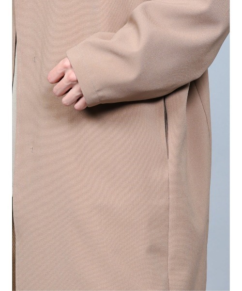 semantic design（セマンティックデザイン）の「セマンティックデザイン/semantic design ルーズシルエット シングルトレンチコート（トレンチコート・メンズ・ベージュ/ブラック・LARGE/MEDIUM/S/X-LARGE）」の8枚目の写真