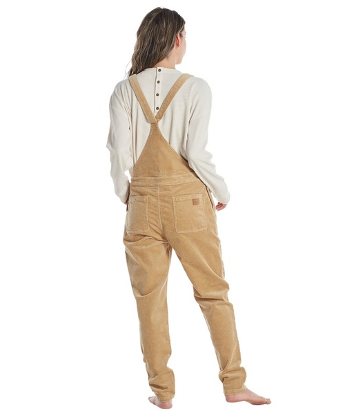 ROXY(ロキシー)の「MEET UP OVERALL/ロキシーコーデュロイサロペット(サロペット/オーバーオール・レディース・ベージュ/カーキ・SMALL/MEDIUM/LARGE)」の3枚目の写真