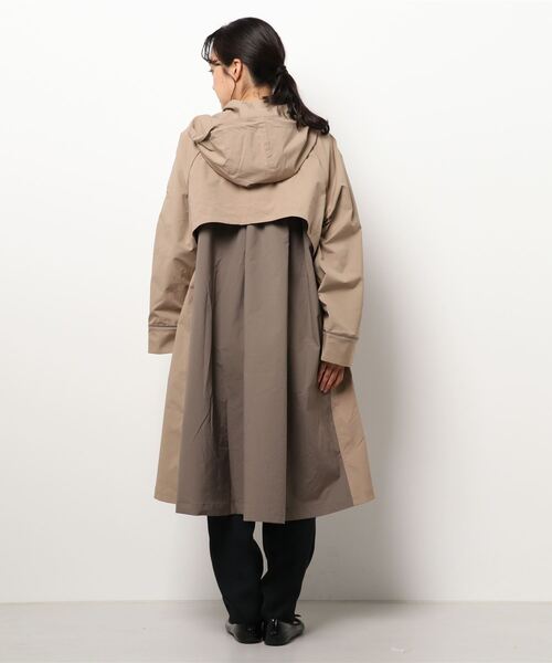 Chez toi(シェトワ)の「バイカラーモッズコート(モッズコート・レディース・ブラック/ベージュ/キャメル・FREE)」の7枚目の写真
