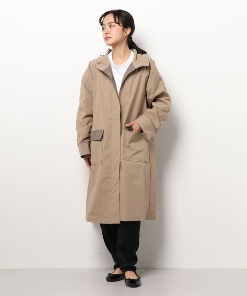 Chez toi(シェトワ)の「バイカラーモッズコート(モッズコート・レディース・ブラック/ベージュ/キャメル・FREE)」の9枚目の写真