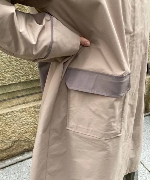 Chez toi(シェトワ)の「バイカラーモッズコート(モッズコート・レディース・ブラック/ベージュ/キャメル・FREE)」の17枚目の写真