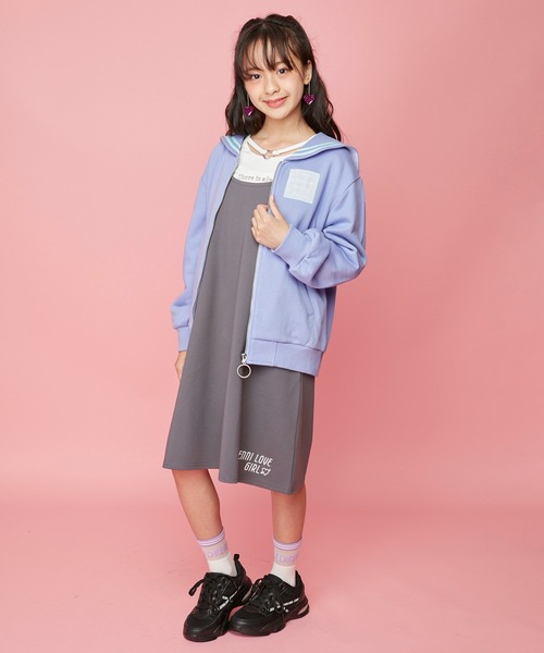 JENNI love（ジェニィラブ）の「ロゴテープスニーカー（スニーカー・キッズ・ブラック/オフホワイト/サックスブルー/ラベンダー・22cm/23cm/24cm/20cm/21cm）」の9枚目の写真