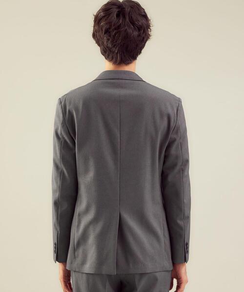 WORK TRIP OUTFITS GREEN LABEL RELAXING（ワークトリップアウトフィッツグリーンレーベル リラクシング）の「WTO A+ PEピンヘッド MODERN ジャケット -ウォッシャブル・ストレッチ・防シワ- ＊＊（テーラードジャケット・メンズ・ネイビー/グレー・XS/42/S/44/XL/50/L/48/M/46）」の18枚目の写真