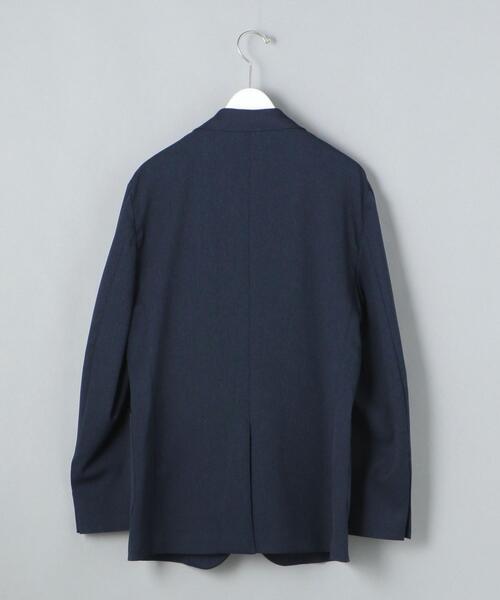 WORK TRIP OUTFITS GREEN LABEL RELAXING（ワークトリップアウトフィッツグリーンレーベル リラクシング）の「WTO A+ PEピンヘッド MODERN ジャケット -ウォッシャブル・ストレッチ・防シワ- ＊＊（テーラードジャケット・メンズ・ネイビー/グレー・XS/42/S/44/XL/50/L/48/M/46）」の6枚目の写真