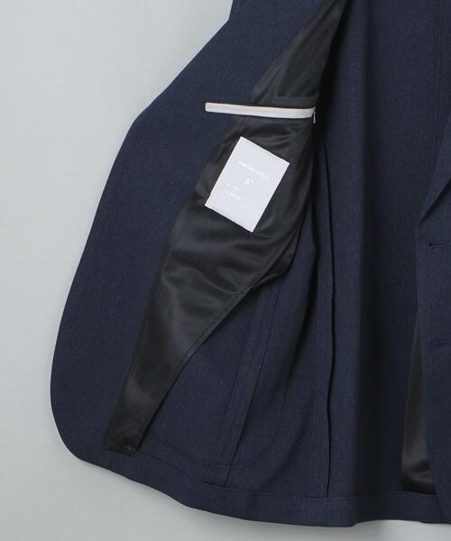 WORK TRIP OUTFITS GREEN LABEL RELAXING（ワークトリップアウトフィッツグリーンレーベル リラクシング）の「WTO A+ PEピンヘッド MODERN ジャケット -ウォッシャブル・ストレッチ・防シワ- ＊＊（テーラードジャケット・メンズ・ネイビー/グレー・XS/42/S/44/XL/50/L/48/M/46）」の12枚目の写真