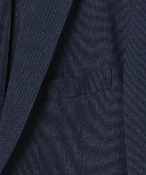 WORK TRIP OUTFITS GREEN LABEL RELAXING（ワークトリップアウトフィッツグリーンレーベル リラクシング）の「WTO A+ PEピンヘッド MODERN ジャケット -ウォッシャブル・ストレッチ・防シワ- ＊＊（テーラードジャケット・メンズ・ネイビー/グレー・XS/42/S/44/XL/50/L/48/M/46）」の22枚目の写真