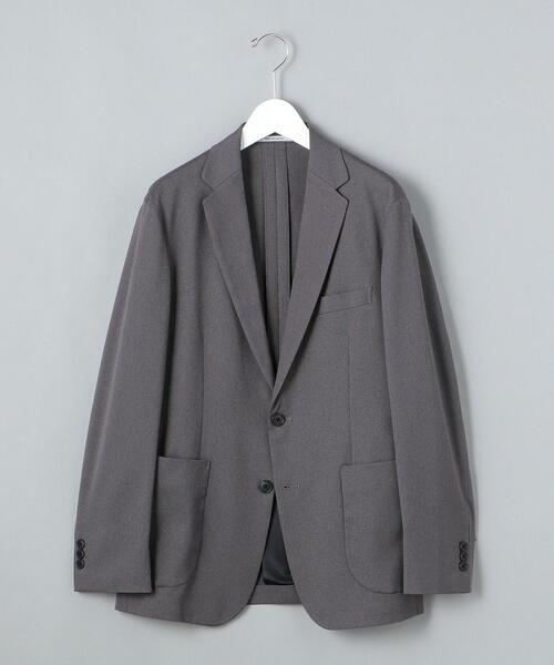 WORK TRIP OUTFITS GREEN LABEL RELAXING（ワークトリップアウトフィッツグリーンレーベル リラクシング）の「WTO A+ PEピンヘッド MODERN ジャケット -ウォッシャブル・ストレッチ・防シワ- ＊＊（テーラードジャケット・メンズ・ネイビー/グレー・XS/42/S/44/XL/50/L/48/M/46）」の7枚目の写真