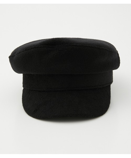 AZUL by moussy（アズールバイマウジー）の「FABRIC CONTRAST CASQUETTE/ファブリックコントラストキャスケット（キャスケット・レディース・チャコールグレー/ベージュ/ブラック・FREE）」の5枚目の写真