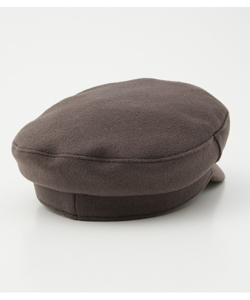 AZUL by moussy（アズールバイマウジー）の「FABRIC CONTRAST CASQUETTE/ファブリックコントラストキャスケット（キャスケット・レディース・チャコールグレー/ベージュ/ブラック・FREE）」の13枚目の写真