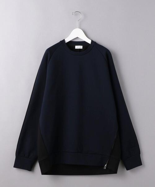 EN ROUTE（アンルート）の「＜EN ROUTE（アンルート）＞ ダンボールニット サイドジップ プルオーバー（スウェット・メンズ・ブラック/ネイビー・1/2/3）」の11枚目の写真