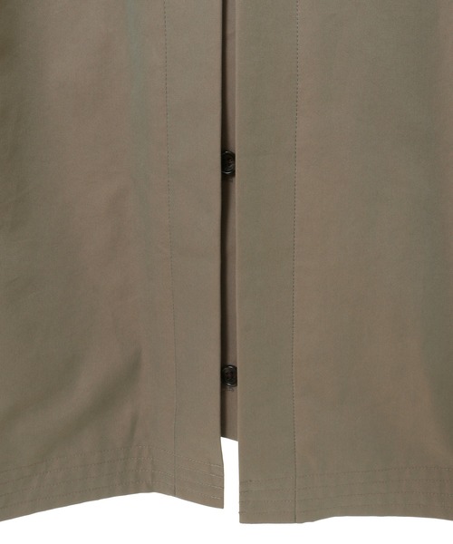 RATTLE TRAP（ラトルトラップ）の「【ライナー着脱可能】襟レザー切り替えトレンチコート（トレンチコート・メンズ・カーキ・S/M/L）」の12枚目の写真