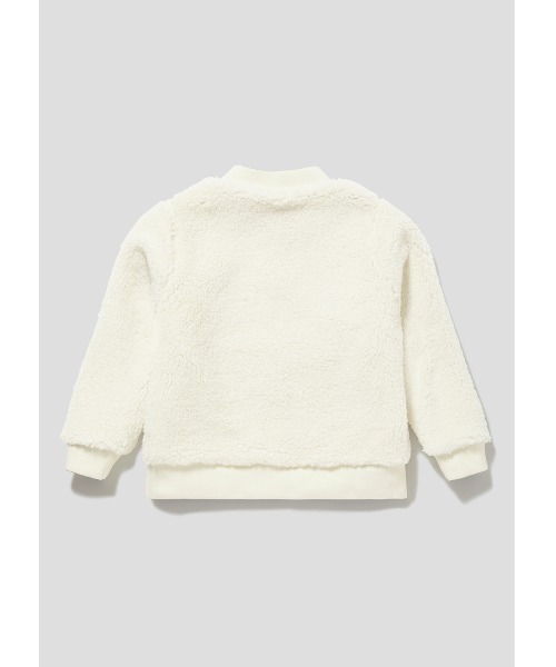 Design Tshirts Store graniph(デザイン ティーシャツ ストア グラニフ)の「ムーミンフレンズとスティンキー(ムーミン)|コラボキッズリバーシブルボアブルゾン(ブルゾン・キッズ・ネイビー・110/130)」の8枚目の写真